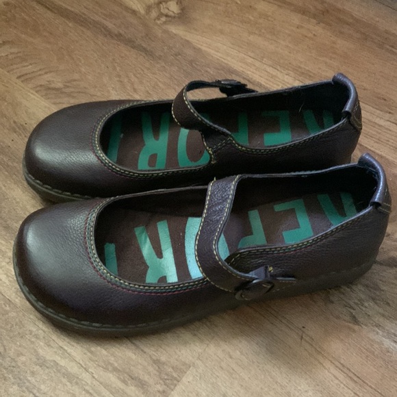 Dark brown report shoes 👞 size 8- 8.5 - Picture 3 of 6